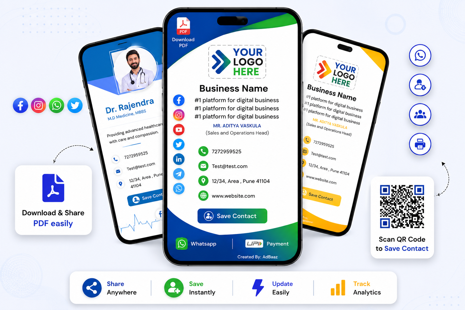 Digital Card Mockup